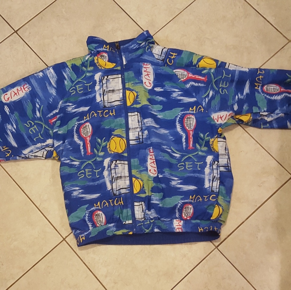 Vtg pebble beach tennis jacket
